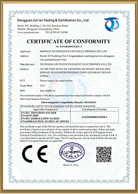 Certificatee of confformity-Power supply for smart mirror-Electromagnetic Compatibility Directive 201430EU.jpg